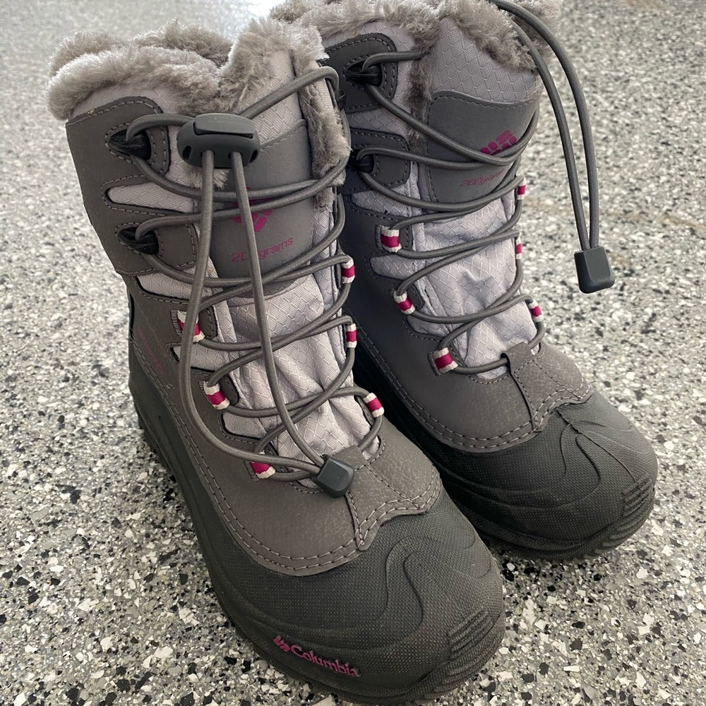 Columbia girls waterproof boots